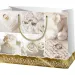 Pungă cadou design de nuntă dimensiune 18x23x10cm