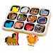 Quercetti: Puzzle magnetic animale de casa - 12 bucati 