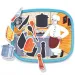 Quercetti: Montessori ocupații puzzle magnet set 3 bucăți