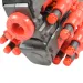 Rattle Belt Track Pro: Armă de burete cu magazie și cartușe cu o rază de tragere de 18 metri