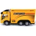 RC Camion container cu telecomandă cu efecte de lumină 27MHz scara 1/14