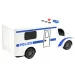 RC Microbuz de poliție cu telecomandă cu efecte luminoase și sonore la scară 1/24 20cm