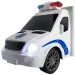 RC Microbuz de poliție cu telecomandă cu efecte luminoase și sonore la scară 1:18 20cm