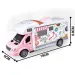 RC vehicul transport mâncare cu telecomandă și lumini 27MHz 1/32