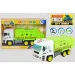 Reciclat mașină de transport gunoi model cu lumini 37cm