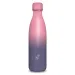 Roz-mov sticlă de apă metalică cu pereti dubli 500ml
