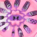 S&amp;Lí Cosmetics: Paleta de machiaj și unghii premium într-o cutie cu trei niveluri în formă de inimă