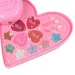 S&amp;Lí Cosmetics: Paleta de machiaj și unghii premium într-o cutie cu trei niveluri în formă de inimă