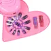 S&amp;Lí Cosmetics: Paleta de machiaj și unghii premium într-o cutie cu trei niveluri în formă de inimă