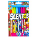 Scentos 10 bucăţi de marker subţire cu miros plăcut