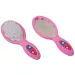 Set de frumusețe roz din 8 piese cu uscător de păr, ochelari de soare și accesorii