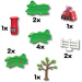 Set de joacă Peppa Purcelușa Whizz-Around cu mașină roșie