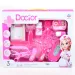 Set de joacă doctor pink cu foarfecă și accesorii