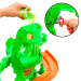 Set de pistă Hot Wheels Monster Trucks Haosul Monstrului de Slime - Mattel