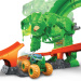 Set de pistă Hot Wheels Monster Trucks Haosul Monstrului de Slime - Mattel
