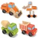 Set lemn de costrucţie vehicule - Melissa &amp; Doug