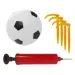 Set poartă de fotbal cu plasă, minge și pompă