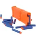 Soft Bullet Gun: Pistol electric cu burete cu magazie si cartuse in doua versiuni 60cm