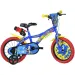 Sonic albastru-galben bicicletă mărimea 14
