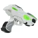 Space Series: Armă spațială de culoare verde și alb cu lumină și sunet 25cm
