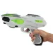 Space Series: Armă spațială de culoare verde și alb cu lumină și sunet 25cm