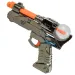 Space Warior: Armă spațială electrică metalică cu lumină și sunet 24cm
