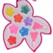Sparkle &amp; Glitter: Set de machiaj în trei niveluri în formă de frunză cu oglindă
