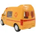 Special Car: Mașină de curierat rapid galben cu lumină și sunet, funcție pull-back 24cm