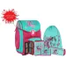 Spirit: Cai albastru-pink set rucsac 5 bucăți cu accesorii și lumini LED