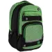 Spirit: Campus ghiozdan rotunjit negru si verde, rucsac 46x33x22cm