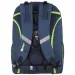 Spirit: Freedom ghiozdan rotunjit albastru si neon, rucsac 46x33x22cm ​