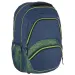 Spirit: Freedom ghiozdan rotunjit albastru si neon, rucsac 46x33x22cm ​