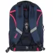 Spirit: Freedom ghiozdan rotunjit albastru si roz, rucsac 46x33x22cm