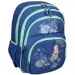 Spirit: Geantă școlară ergonomică cu model sirenă albastru rotunjit 40x20x18cm