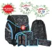 Spirit: Model 3D Football set ghiozdan ergonomic din 5 piese cu iluminare LED 34x22x41cm