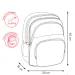 Spirit: Model fotbal culoarea albastră rucsac ergonomic