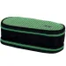 Spirit: Negru - neon verde penar oval 23x10cm