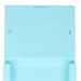 Spirit: Pastel albastru mapă pentru caiete cu elastic A4 cu o grosime de 30mm