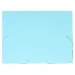 Spirit: Pastel albastru mapă pentru caiete cu elastic A4 cu o grosime de 30mm