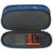 Spirit: Penar oval cu buline vopsea model denim albastru 23x10cm