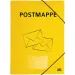 Spirit: Postmappe galben PVC dosar cauciuc A4