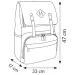 Spirit: Rucsac cu bretele albe 47x33x17cm