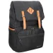 Spirit: Rucsac negru cu bretele culoarea pielii 47x33x17cm