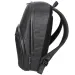 Spirit: Rucsac negru din piele artificială cu trei compartimente 41x33x7,5cm