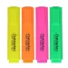 Spirit: Textmarker neon 4 bucăți textliner set 1-4mm cu vârf tăiat