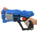 Swift Launcher: Pistol cu burete manual cu magazie rotativă si cartuse si tinta de 32 cm