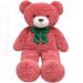 Teddy Greetings: Berry Hugs ursuleț de pluș în cutie cadou roșie 120 cm