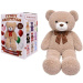 Teddy Greetings: Ursuleț de pluș Oat Cheer alb în cutie cadou 120 cm