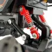 Telecomandă RC Cross Country Jeep cu suspensie cu arc și efecte de lumină 21 cm 2,4 GHz