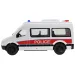 Telecomanda RC Microbuz alb de politie cu efecte de lumina 2.4GHz scara 1/12 30cm